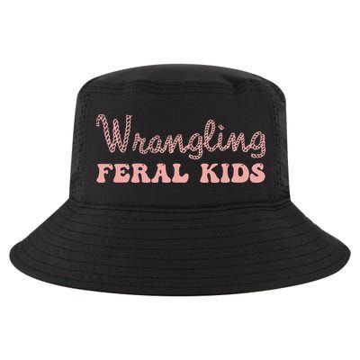 Funny Wrangling Feral Cool Comfort Performance Bucket Hat