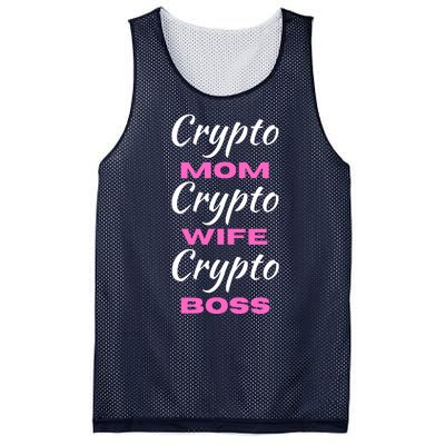 Funny Women, Funny Crypto Mom Wife Boss, Funny Woman Tee Mesh Reversible Basketball Jersey Tank