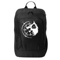 Fenrir Wolf Fenris Wolf Viking Vegvisir Valknut City Backpack