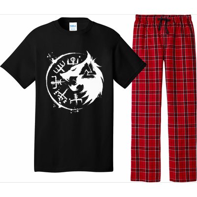 Fenrir Wolf Fenris Wolf Viking Vegvisir Valknut Pajama Set