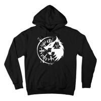 Fenrir Wolf Fenris Wolf Viking Vegvisir Valknut Tall Hoodie