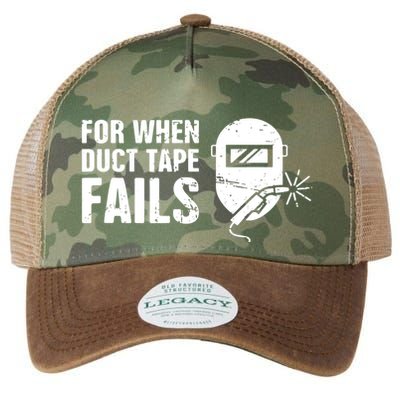 Funny Welder For When Duct Tape Fails Welding Premium Legacy Tie Dye Trucker Hat