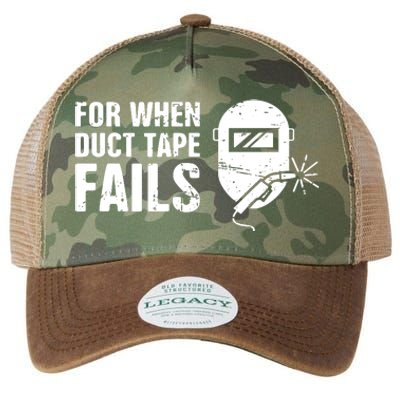 Funny Welder For When Duct Tape Fails Welding Premium Legacy Tie Dye Trucker Hat