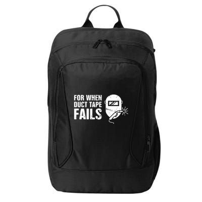 Funny Welder For When Duct Tape Fails Welding Premium City Backpack