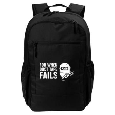 Funny Welder For When Duct Tape Fails Welding Premium Backpack