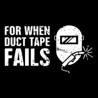Funny Welder For When Duct Tape Fails Welding Premium 16 in Basic Backpack