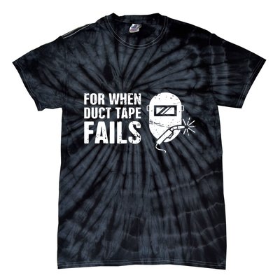 Funny Welder For When Duct Tape Fails Welding Premium Tie-Dye T-Shirt