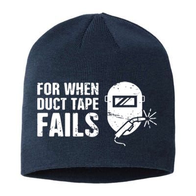 Funny Welder For When Duct Tape Fails Welding Premium Sustainable Beanie