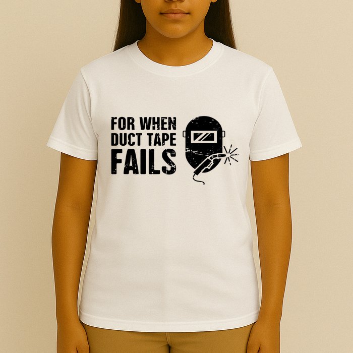Funny Welder For When Duct Tape Fails Welding Premium T-Shirt
