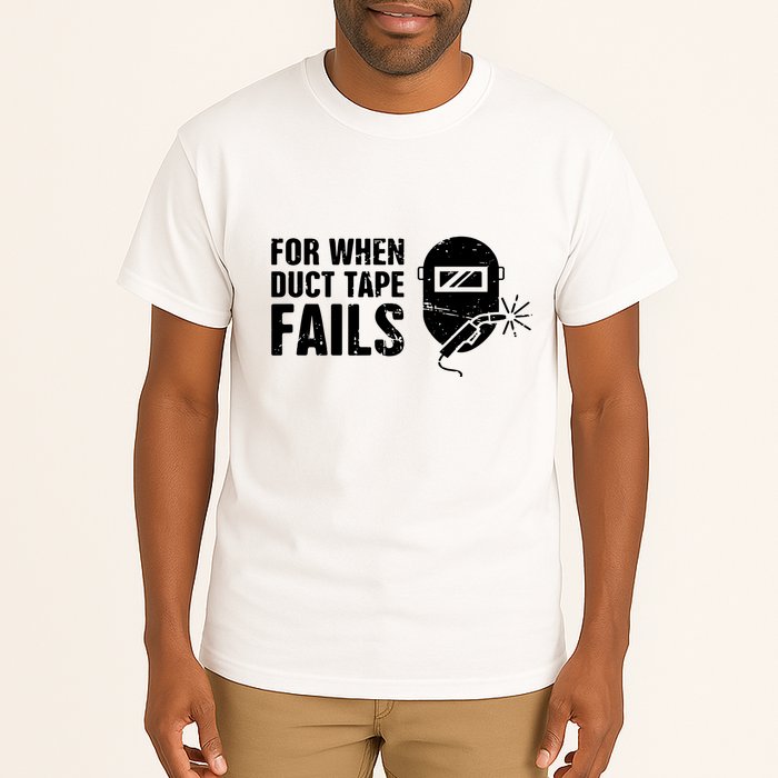Funny Welder For When Duct Tape Fails Welding Premium Tall T-Shirt