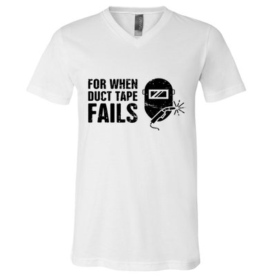 Funny Welder For When Duct Tape Fails Welding Premium V-Neck T-Shirt