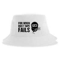 Funny Welder For When Duct Tape Fails Welding Premium Sustainable Bucket Hat