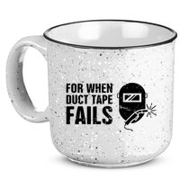 Funny Welder For When Duct Tape Fails Welding Premium 15oz Campfire Ceramic Mug