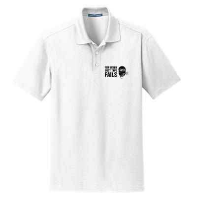 Funny Welder For When Duct Tape Fails Welding Premium Dry Zone Grid Polo