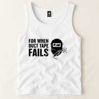 Funny Welder For When Duct Tape Fails Welding Premium Tank Top