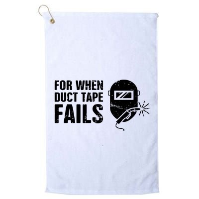 Funny Welder For When Duct Tape Fails Welding Premium Golf Towel