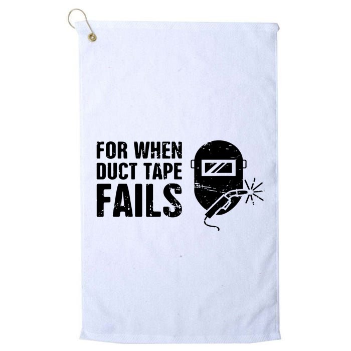 Funny Welder For When Duct Tape Fails Welding Premium Golf Towel