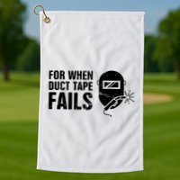 Funny Welder For When Duct Tape Fails Welding Premium Golf Towel