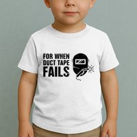 Funny Welder For When Duct Tape Fails Welding Premium Toddler T-Shirt