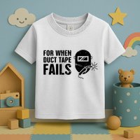 Funny Welder For When Duct Tape Fails Welding Premium Toddler T-Shirt