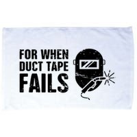 Funny Welder For When Duct Tape Fails Welding Premium Microfiber Hand Towel