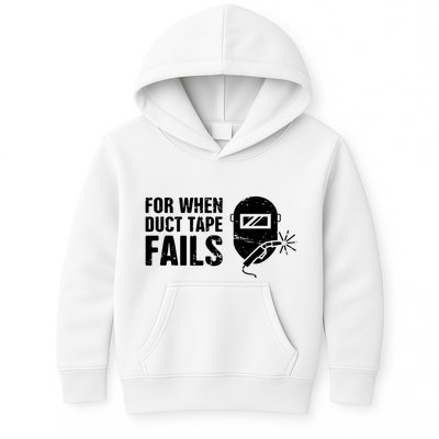 Funny Welder For When Duct Tape Fails Welding Premium Kids Hoodie