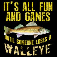 Funny Walleye Fishing Freshwater Fish Graphic Cooling Performance Long Sleeve Crew