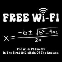 Free Wifi Funny 100 Days Of School Mathematics Calculation Backpack