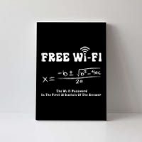 Free Wifi Funny 100 Days Of School Mathematics Calculation Canvas