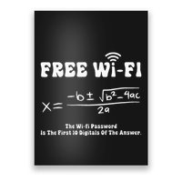 Free Wifi Funny 100 Days Of School Mathematics Calculation Poster