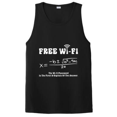 Free Wifi Funny 100 Days Of School Mathematics Calculation PosiCharge Competitor Tank
