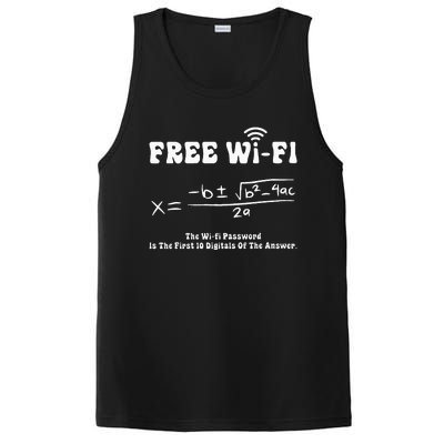 Free Wifi Funny 100 Days Of School Mathematics Calculation PosiCharge Competitor Tank