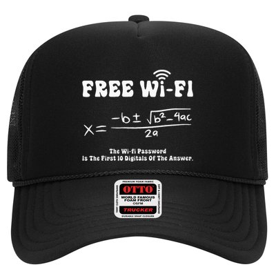 Free Wifi Funny 100 Days Of School Mathematics Calculation Trucker Hat