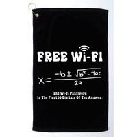 Free Wifi Funny 100 Days Of School Mathematics Calculation Golf Towel