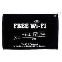 Free Wifi Funny 100 Days Of School Mathematics Calculation Grommeted Golf Towel