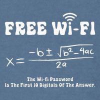 Free Wifi Funny 100 Days Of School Mathematics Calculation Garment-Dyed Sweatshirt