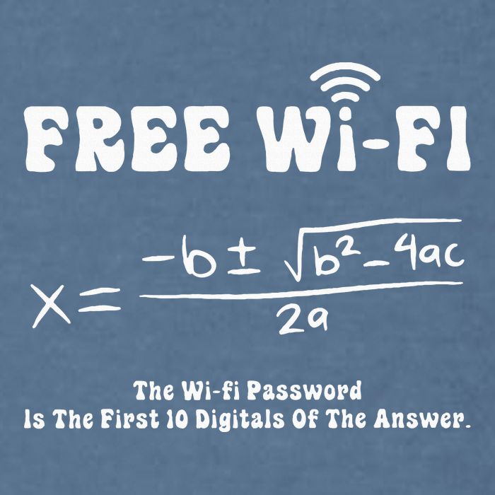 Free Wifi Funny 100 Days Of School Mathematics Calculation Garment-Dyed Sweatshirt