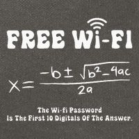 Free Wifi Funny 100 Days Of School Mathematics Calculation Cotton Canvas Backpack