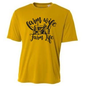 Farm Wife Farm Life Farmer Wife Cooling Performance Crew T-Shirt