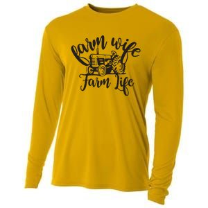 Farm Wife Farm Life Farmer Wife Cooling Performance Long Sleeve Crew