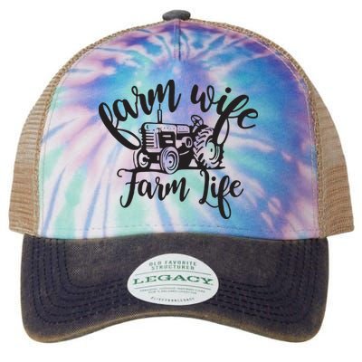 Farm Wife Farm Life Farmer Wife Legacy Tie Dye Trucker Hat