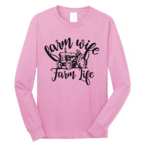 Farm Wife Farm Life Farmer Wife Long Sleeve Shirt