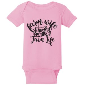 Farm Wife Farm Life Farmer Wife Baby Bodysuit