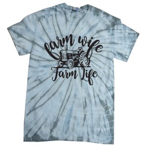 Farm Wife Farm Life Farmer Wife Tie-Dye T-Shirt