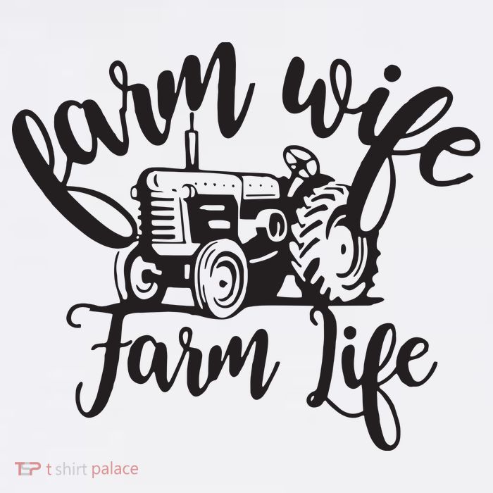 Farm Wife Farm Life Farmer Wife Premium T-Shirt