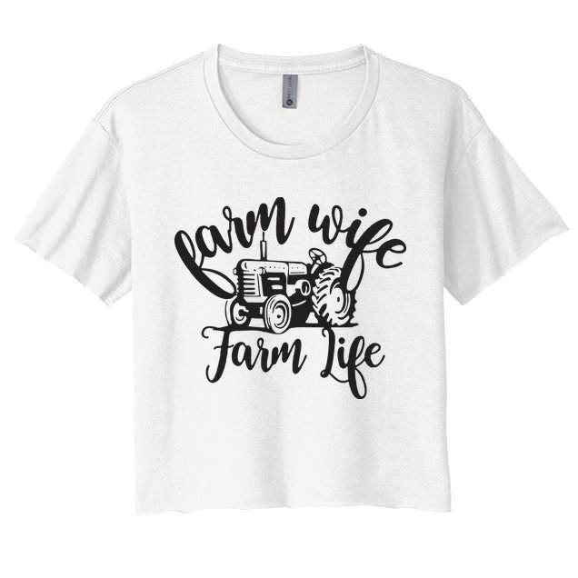Farm Wife Farm Life Farmer Wife Crop Top