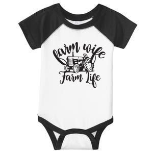 Farm Wife Farm Life Farmer Wife Infant Baby Jersey Bodysuit