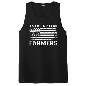 Farm With Flag America Needs Farmers PosiCharge Competitor Tank