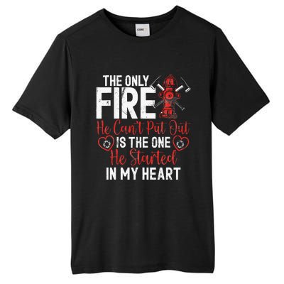 Firefighter Wife Fire Wife Tall Fusion ChromaSoft Performance T-Shirt