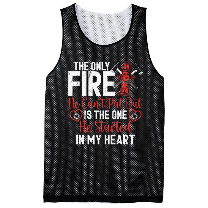 Firefighter Wife Fire Wife Mesh Reversible Basketball Jersey Tank